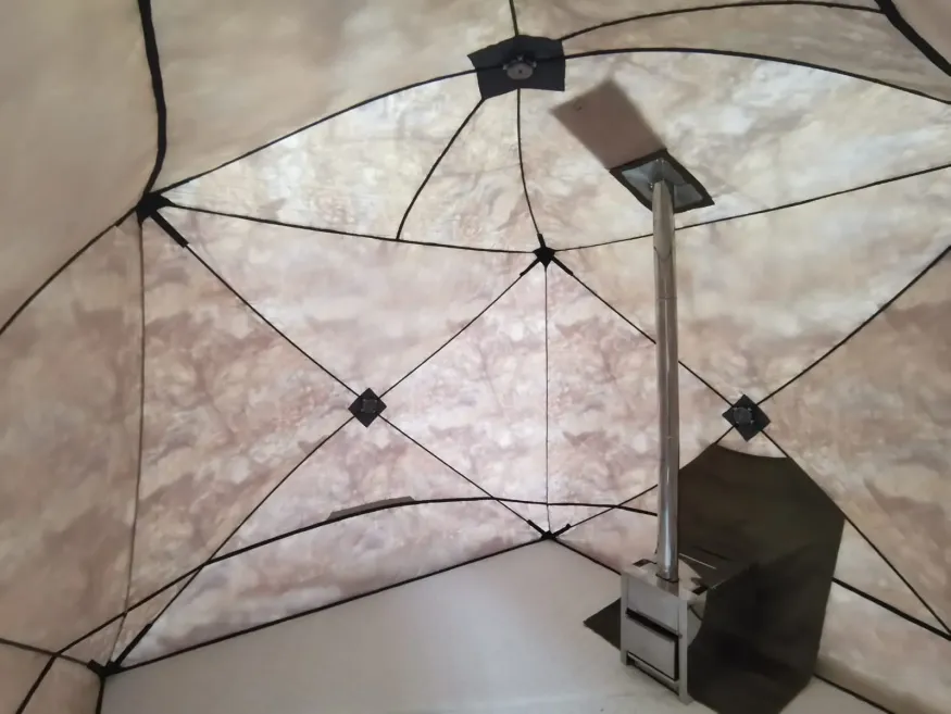 Походная Баня Премиум, камуфляж, композит 9 мм (трехслойная), ПИНГВИН