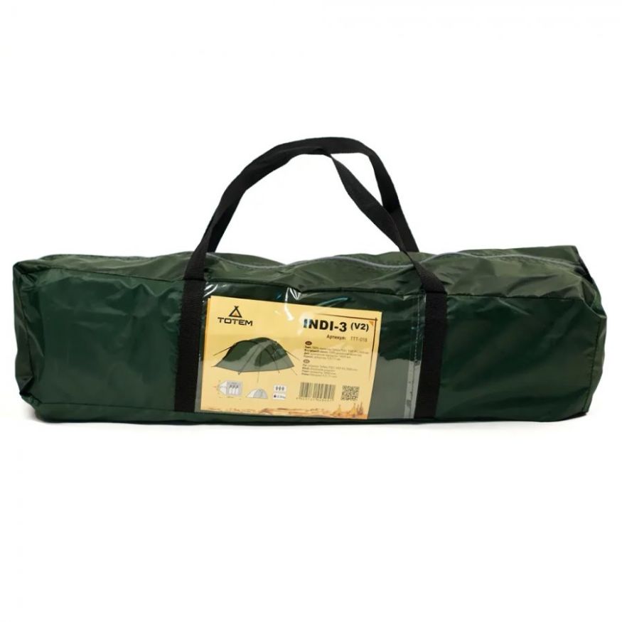 Палатка Totem Indi 3 (v2), зеленый