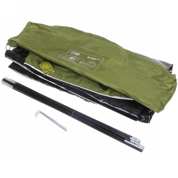 Палатка Турист Мастер Ангара 2-местная, однослойная, 200*150*110 см, цвет хаки