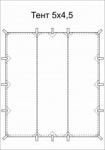 Тент Век 5х4,5