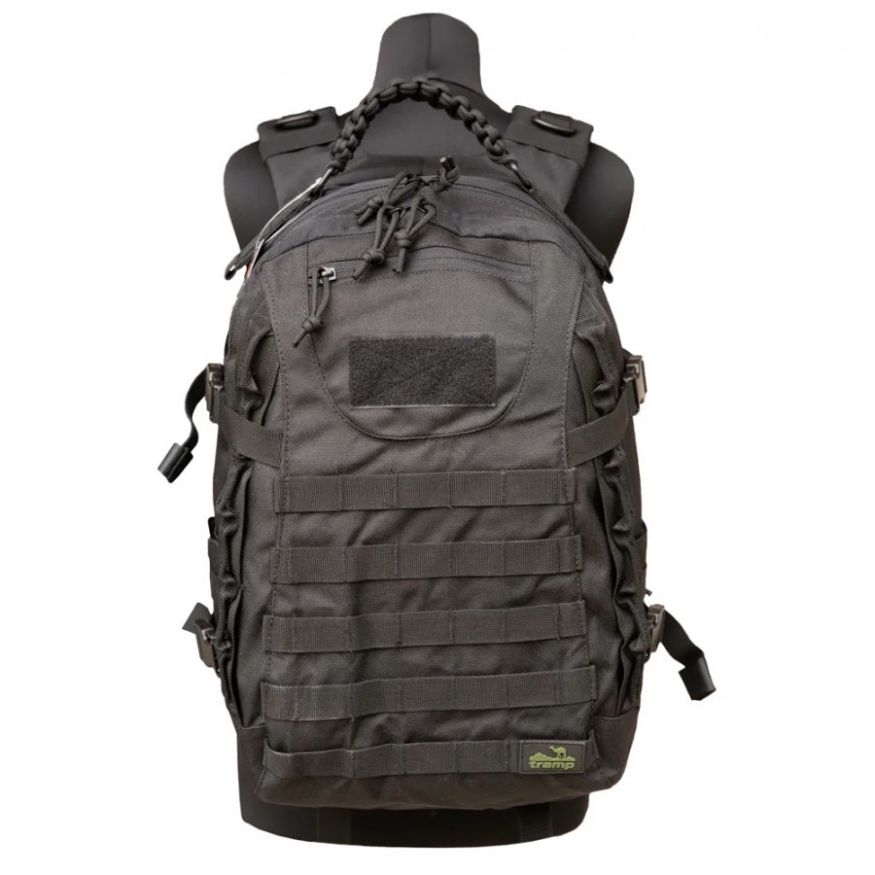 Рюкзак туристический Tactical 40, черный, Tramp