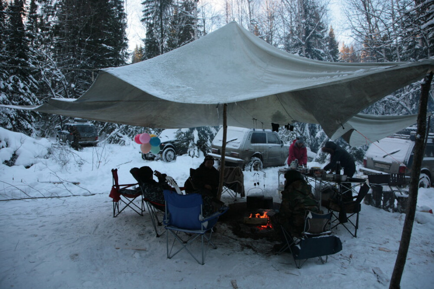 Тент Век 7х9 костровой