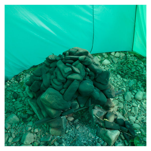 Баня туристическая «С лёгким паром!» (с каркасом)