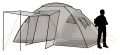 Палатка Canadian Camper SANA 4 PLUS, цвет royal