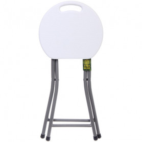 Табурет складной SJ-0052, 33*32*44 см. белый