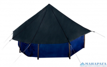 Тент на шатер "Зима" с отверстием для печки