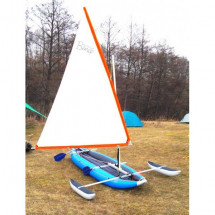 Мачта с креплением на надувной байдарке