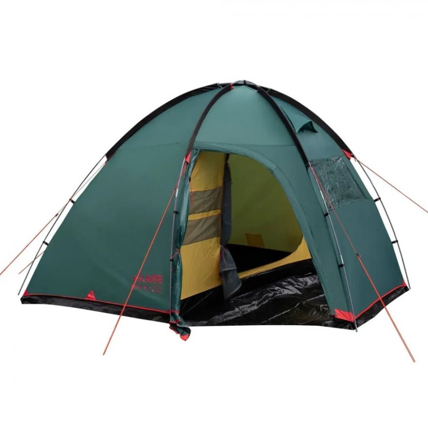 Палатка Bell 4 v2, зеленый цвет, Tramp